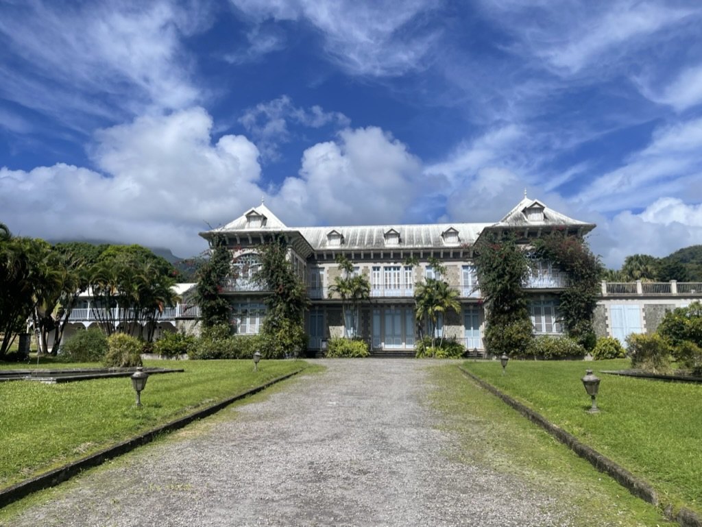Château Depaz à Saint-Pierre en Martinique